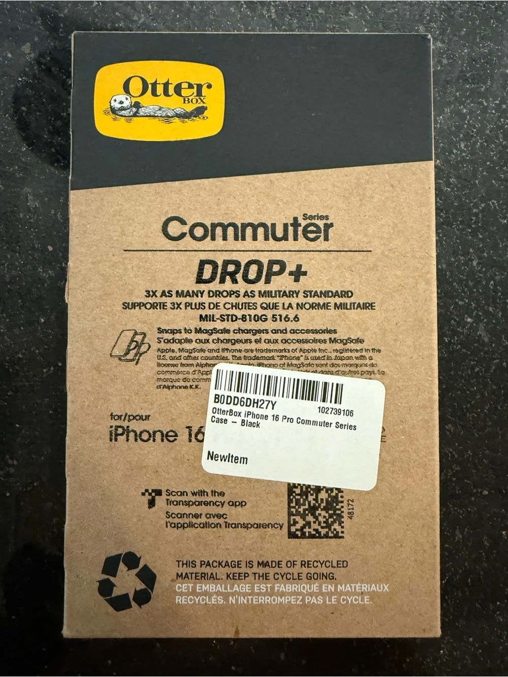 Otterbox iPhone 16 pro commmuter case